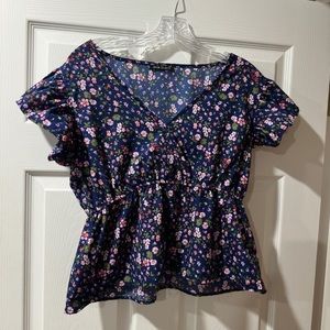New Glory floral blouse